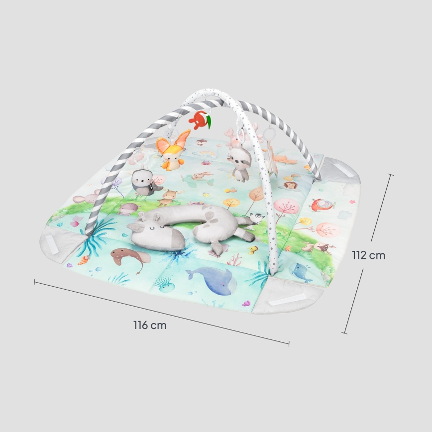 Lionelo - Bērnu rotaļu paklājs ANIKA Natural