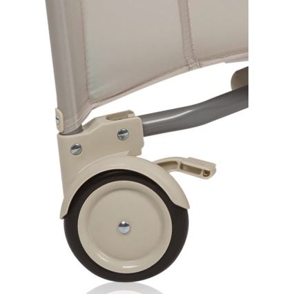 Lionelo - Bērnu rotaļu sētiņa MILLE PLUS pelēk-bēša