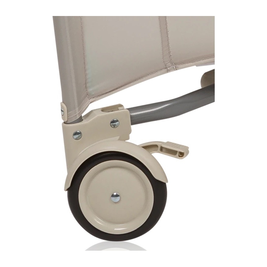 Lionelo - Bērnu rotaļu vārti MILLE PLUS pelēki bēši