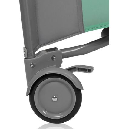 Lionelo - bērnu rotaļu vārti MILLE PLUS, pelēks/zaļš