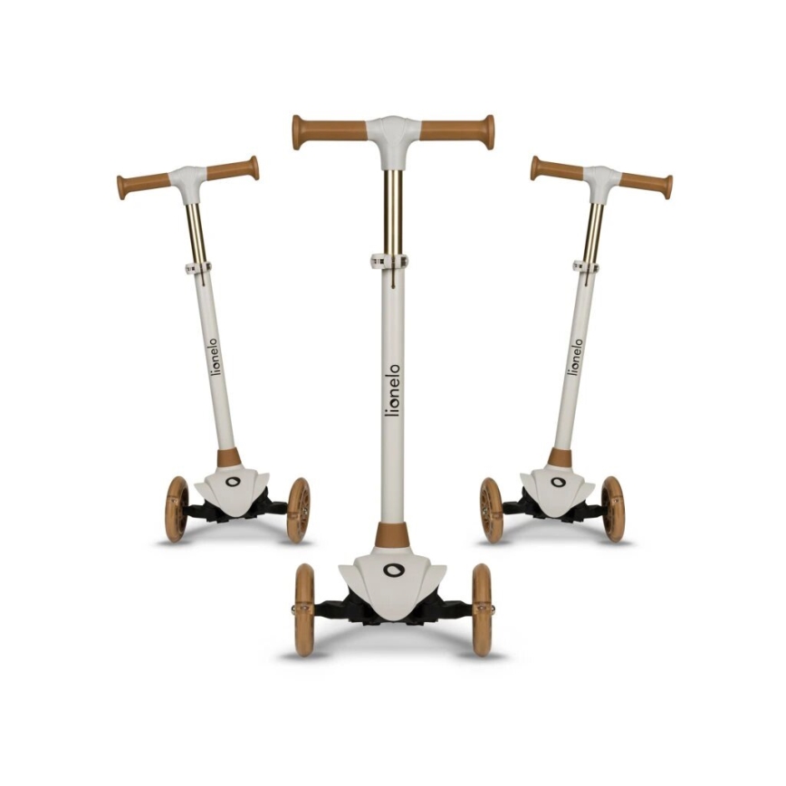 Lionelo - Bērnu skrejritenis JESSY 3xAA bēšs