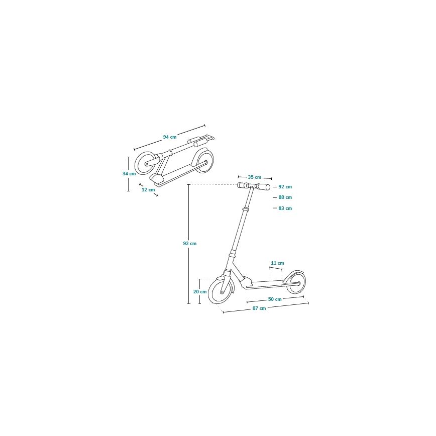 Lionelo - Bērnu skrejritenis LUCA melns/rozā