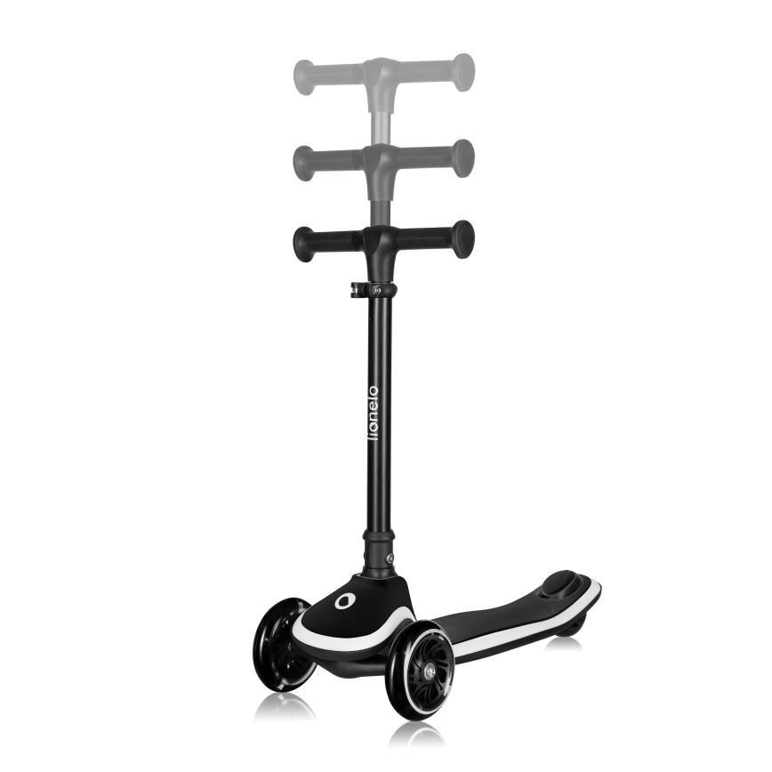 Lionelo - Bērnu skrejritenis MEY 3xAAA Black Onyx