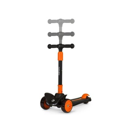 Lionelo - Bērnu skrejritenis TIMMY 3xAA oranžs/melns