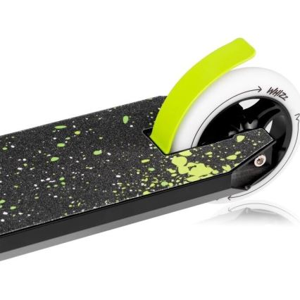 Lionelo - Bērnu skrejritenis WHIZZ melns/balts/dzeltens