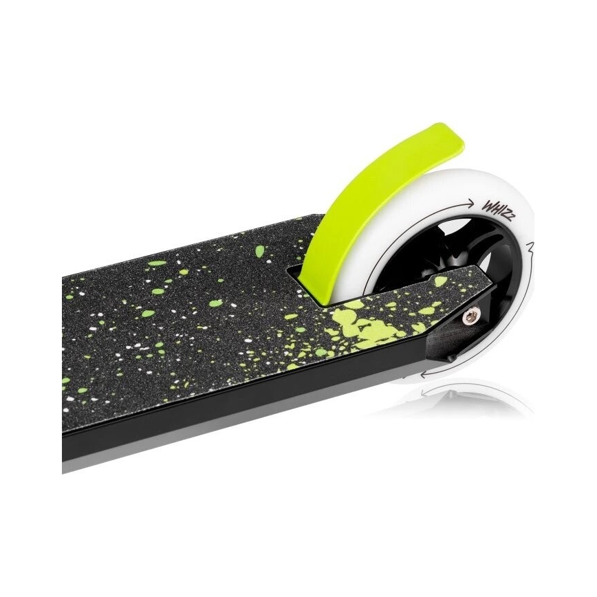 Lionelo - Bērnu skrejritenis WHIZZ melns/balts/dzeltens