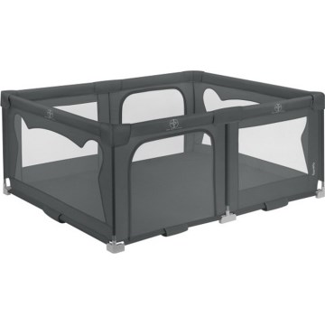 Lionelo - Bērnu spēļu nožogojums FLORENCE, pelēks grafīts