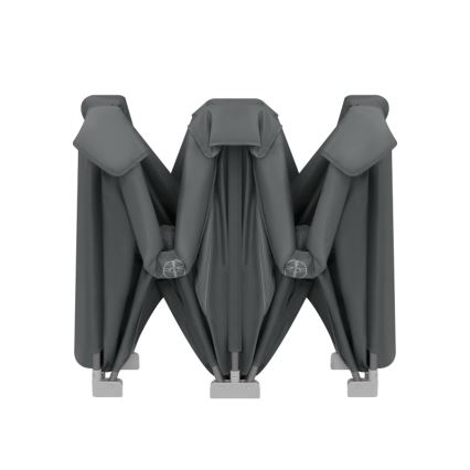 Lionelo - Bērnu spēļu nožogojums FLORENCE, pelēks grafīts