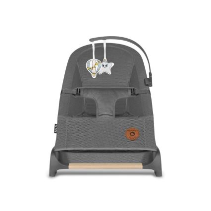 Lionelo - Bērnu šūpulis JUNE pelēks