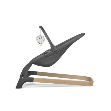 Lionelo - Bērnu šūpulis JUNE pelēks