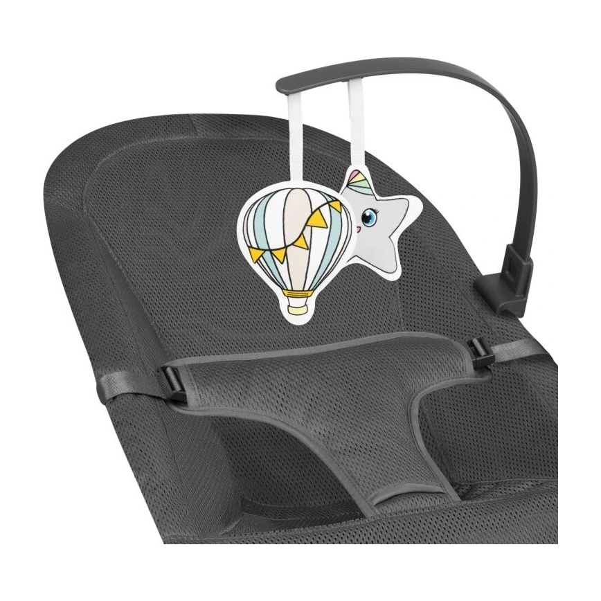 Lionelo - Bērnu šūpulis JUNE pelēks