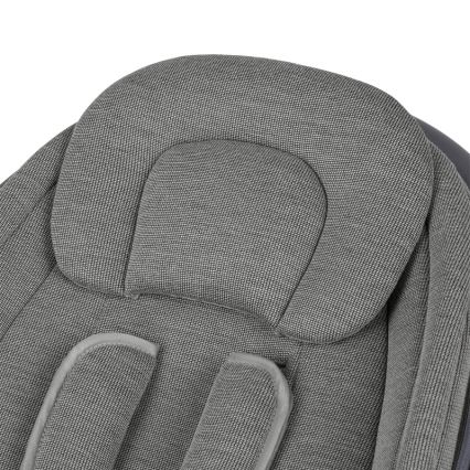 Lionelo - Bērnu šūpuļkrēsls ar melodiju BLOSSOM Grey Concrete + tālvadības pults