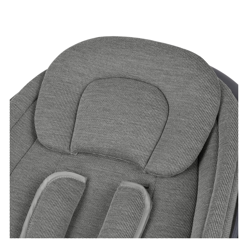 Lionelo - Bērnu šūpuļkrēsls ar melodiju BLOSSOM Grey Concrete + tālvadības pults