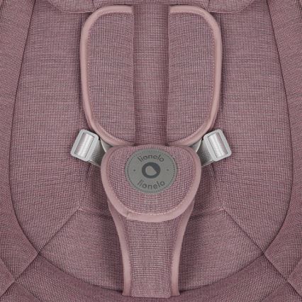 Lionelo - Bērnu šūpuļkrēsls ar melodiju BLOSSOM Pink Mauve + tālvadība