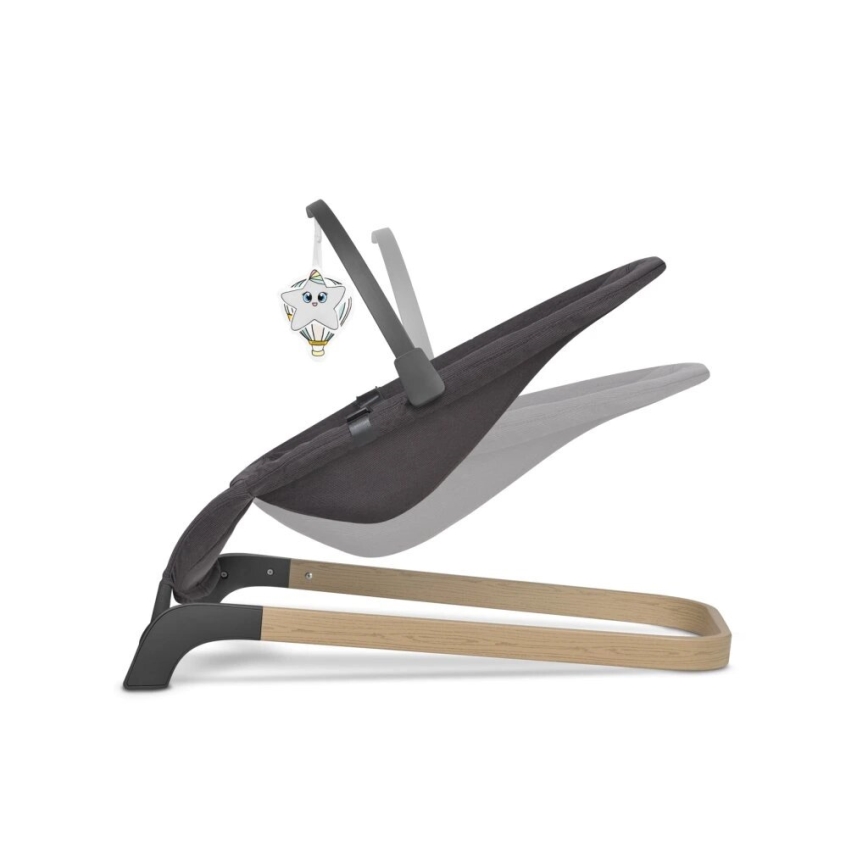 Lionelo - Bērnu šūpuļkrēsls JUNE antracīts