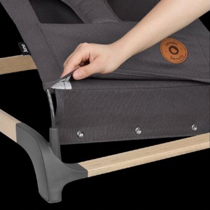 Lionelo - Bērnu šūpuļkrēsls JUNE antracīts