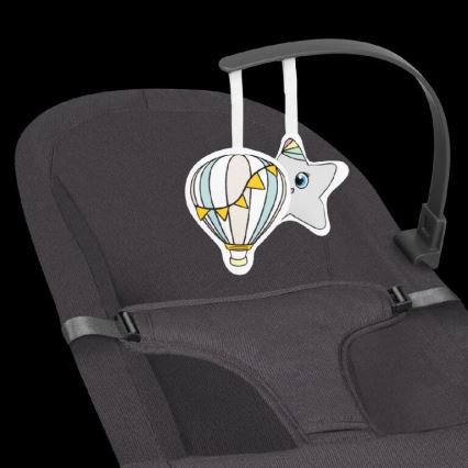 Lionelo - Bērnu šūpuļkrēsls JUNE antracīts