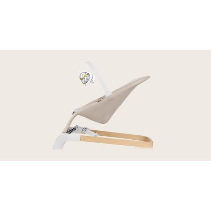 Lionelo - Bērnu šūpuļkrēsls LILAC bēšs