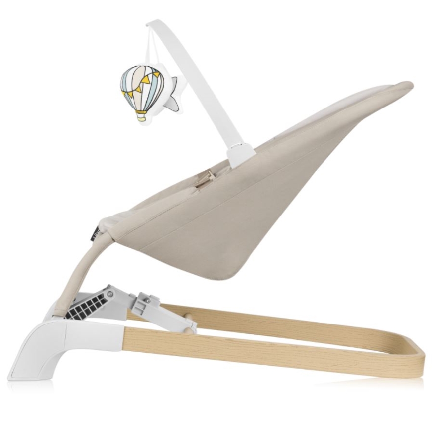 Lionelo - Bērnu šūpuļkrēsls LILAC bēšs