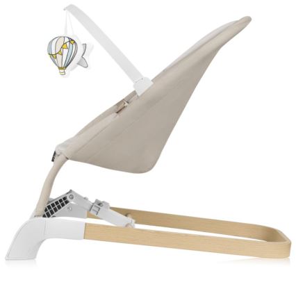 Lionelo - Bērnu šūpuļkrēsls LILAC bēšs