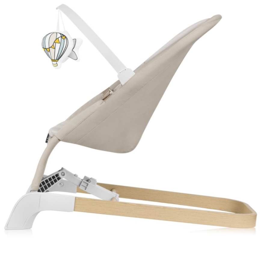 Lionelo - Bērnu šūpuļkrēsls LILAC bēšs