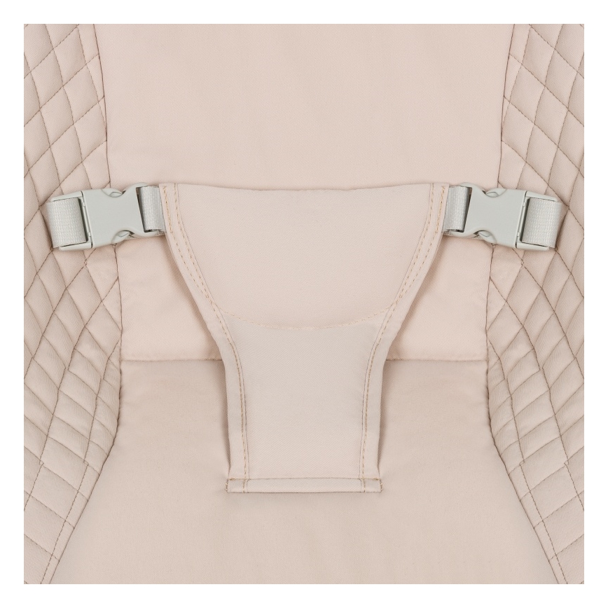 Lionelo - Bērnu šūpuļkrēsls RIO ar melodiju, 4xC, Beige Latte + tālvadība