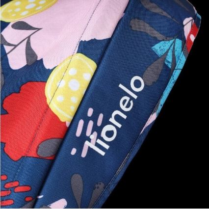 Lionelo - Bērnu trīsritenis HAARI melns/daudzkrāsains