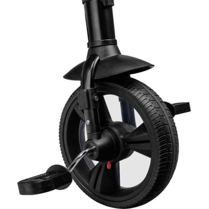 Lionelo - Bērnu trīsritenis HAARI melns/daudzkrāsains