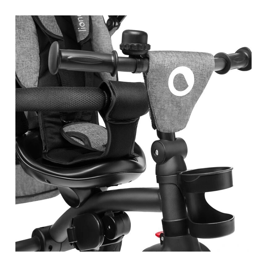 Lionelo - Bērnu trīsritenis TRIS, pelēks