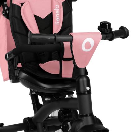 Lionelo - Bērnu trīsritenis TRIS PLUS Pink Rose