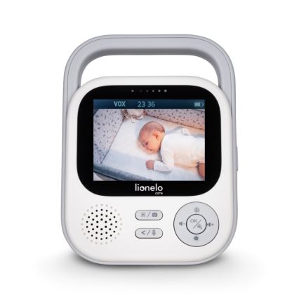 Lionelo - Bērnu uzraudzības ierīce ar monitoru BABYLINE 3.2, 5 V, 2600 mAh