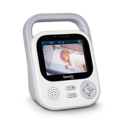 Lionelo - Bērnu uzraudzības ierīce ar monitoru BABYLINE 3.2, 5 V, 2600 mAh
