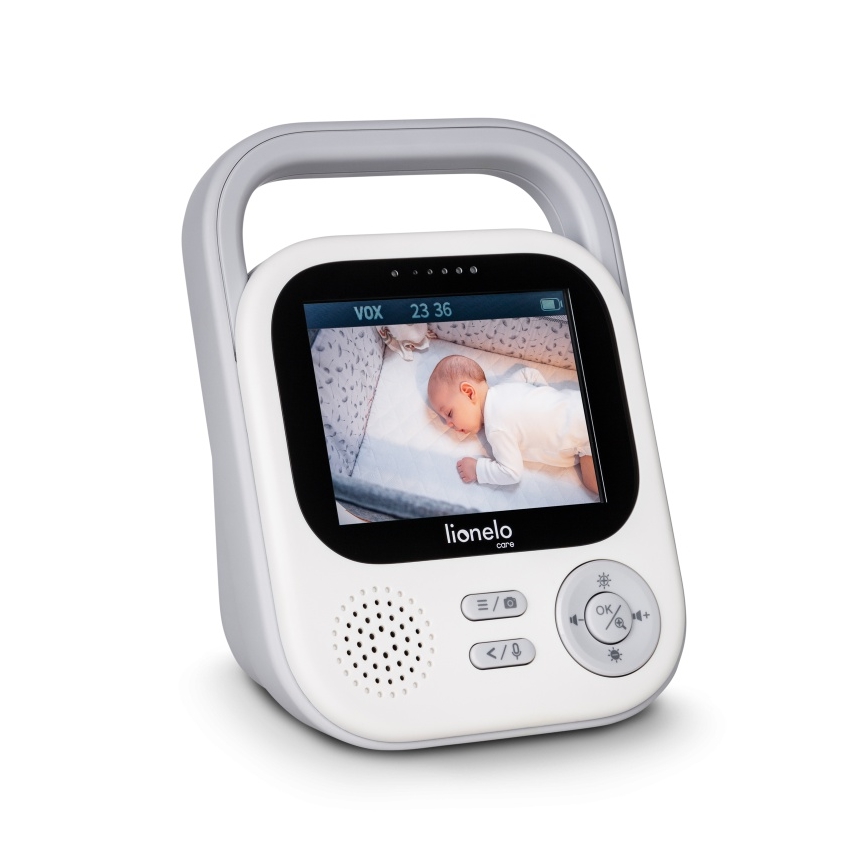 Lionelo - Bērnu uzraudzības ierīce ar monitoru BABYLINE 3.2, 5 V, 2600 mAh