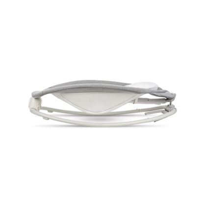 Lionelo - Bērnu vibrējošs šūpuļkrēsls ar melodiju PASCAL, darbināms ar 2xAA, pelēks