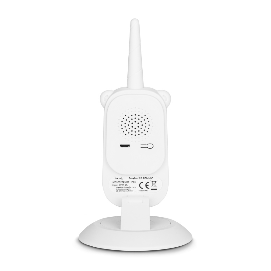Lionelo - Bērnu videomonitors BABYLINE CAMERA 3.2 5V