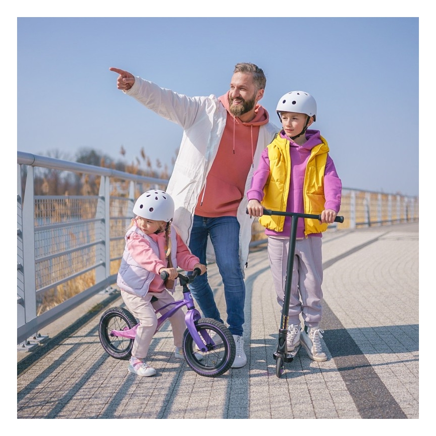 Lionelo - Bezpedāļu ritenis BART AIR violets/rozā