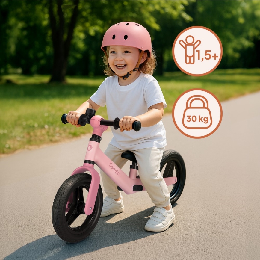 Lionelo - Bezpedāļu velosipēds ALEX Bubblegum