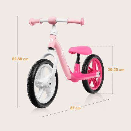 Lionelo - Bezpedāļu velosipēds ALEX Bubblegum