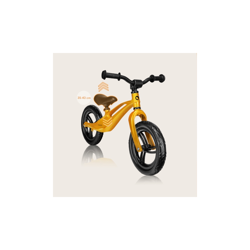 Lionelo - Bezpedāļu velosipēds BART dzeltenais