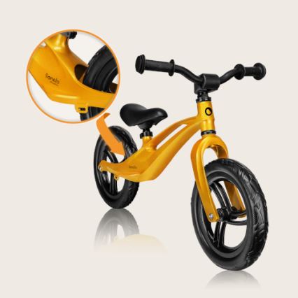 Lionelo - Bezpedāļu velosipēds BART dzeltenais
