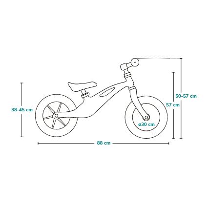 Lionelo - Bezpedāļu velosipēds BART dzeltenais