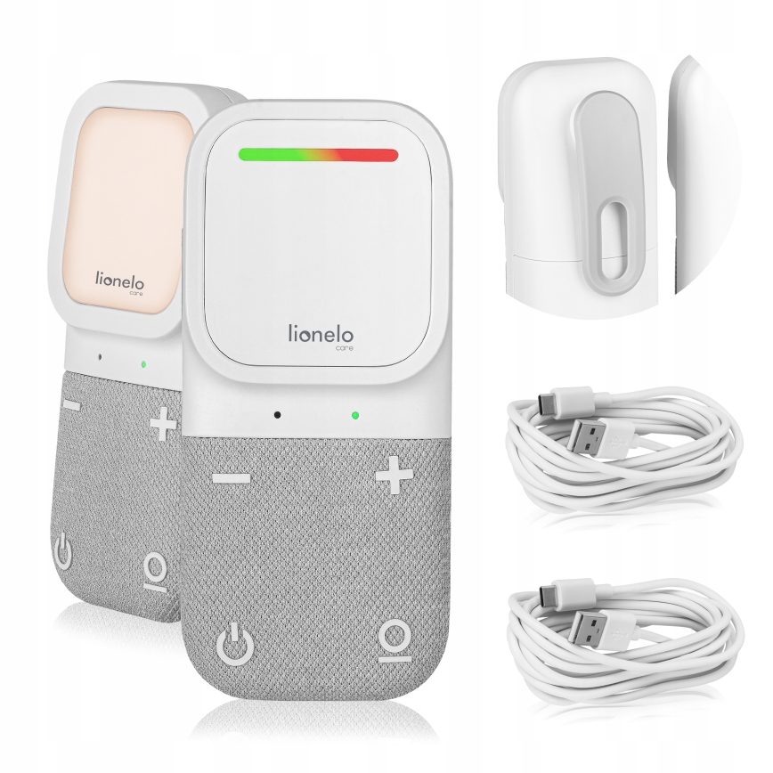 Lionelo - Bezvadu uzlādējams audio bērnu monitors BABYLINE 2.2 5V
