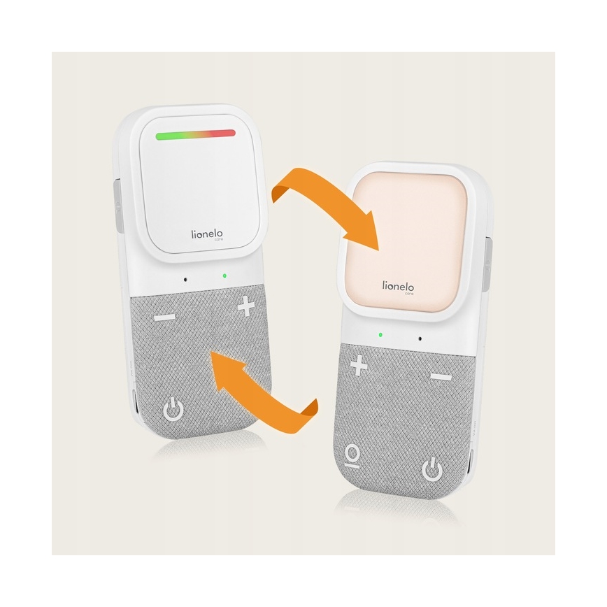 Lionelo - Bezvadu uzlādējams audio bērnu monitors BABYLINE 2.2 5V