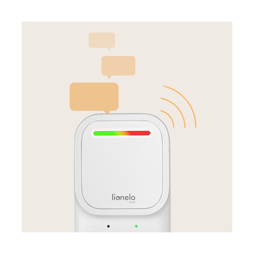 Lionelo - Bezvadu uzlādējams bērnu audio monitors BABYLINE 2.2 5V