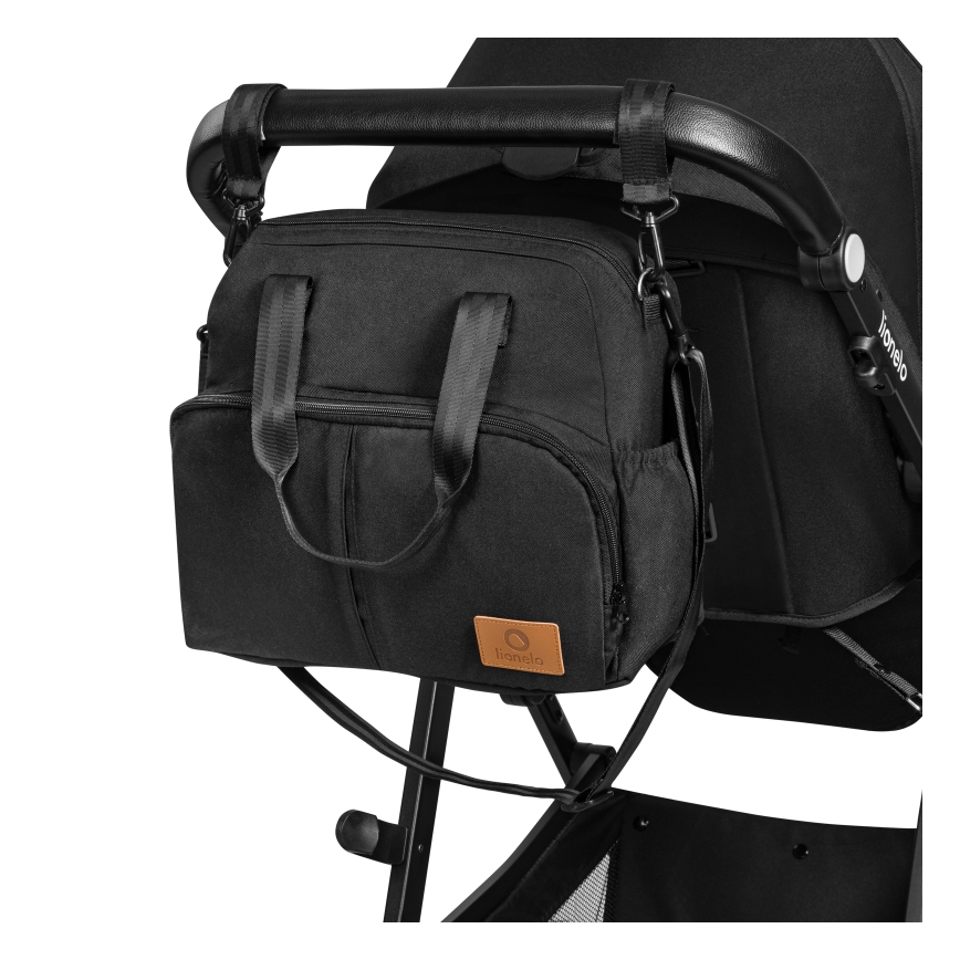 Lionelo - BIANKA kombinētie rati 3‑vienā Black Onyx