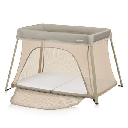 Lionelo - ceļojuma gultiņa 3 vienā ALICE Beige Olive