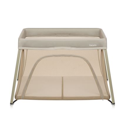Lionelo - ceļojuma gultiņa 3 vienā ALICE Beige Olive