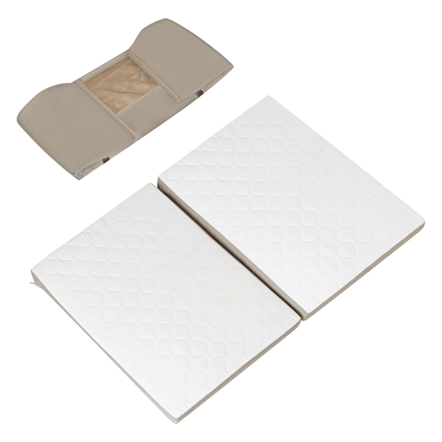 Lionelo - Ceļojuma gultiņa 3 vienā ALICE bēšs/olīvu