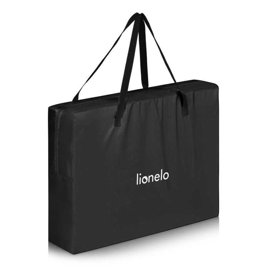 Lionelo - Ceļojuma gultiņa 3 vienā ALICE Black