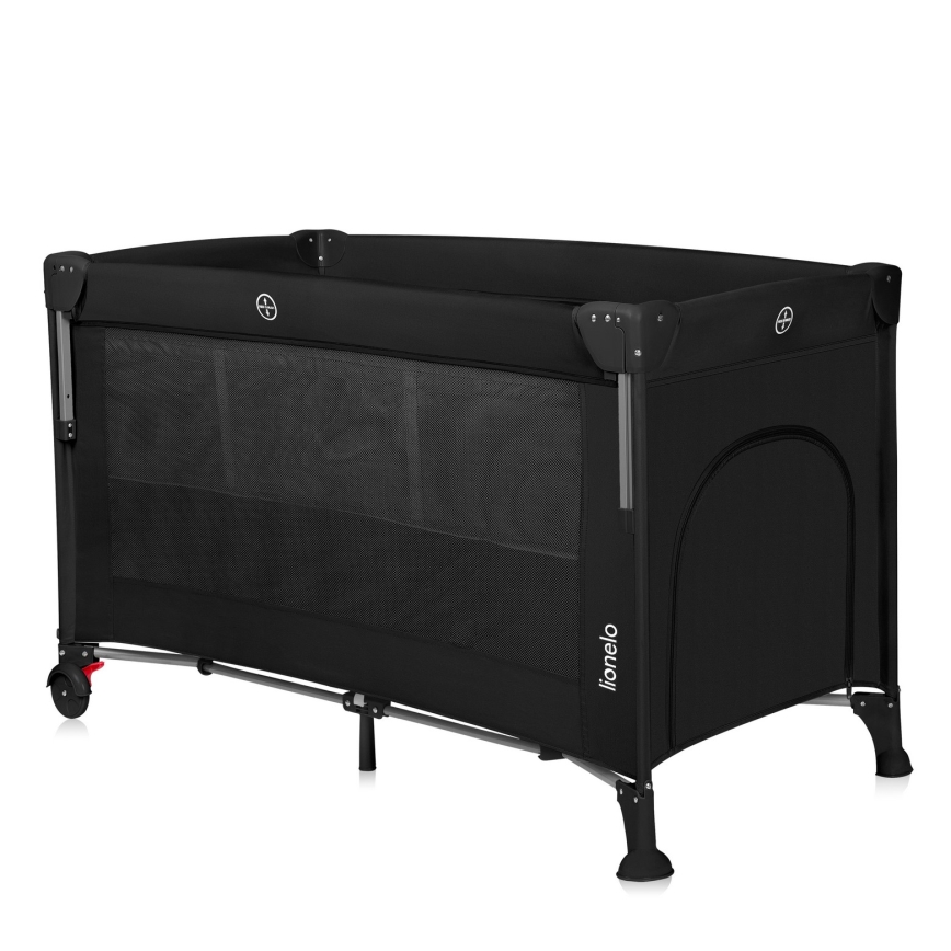 Lionelo - Ceļojuma gultiņa 3 vienā ELLEN Black Carbon